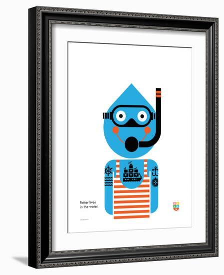 Wee You-Things, Potter-Wee Society-Framed Giclee Print