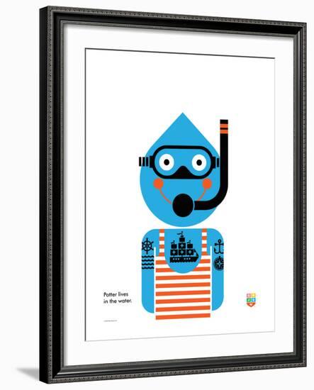 Wee You-Things, Potter-Wee Society-Framed Giclee Print