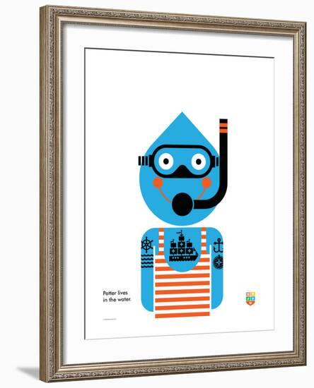 Wee You-Things, Potter-Wee Society-Framed Giclee Print