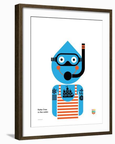 Wee You-Things, Potter-Wee Society-Framed Giclee Print