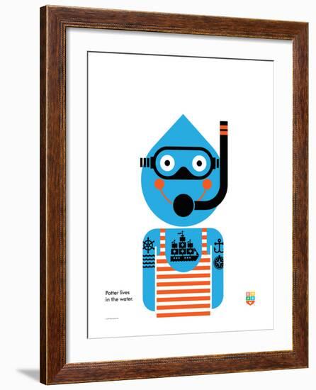 Wee You-Things, Potter-Wee Society-Framed Giclee Print