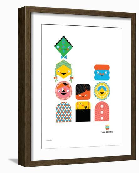 Wee You-Things Totem, Emily-Wee Society-Framed Giclee Print