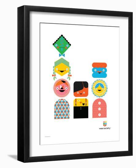 Wee You-Things Totem, Emily-Wee Society-Framed Giclee Print