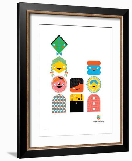 Wee You-Things Totem, Emily-Wee Society-Framed Giclee Print