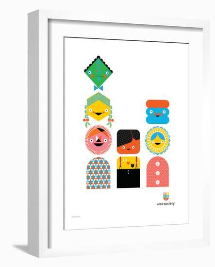 Wee You-Things Totem, Emily-Wee Society-Framed Giclee Print