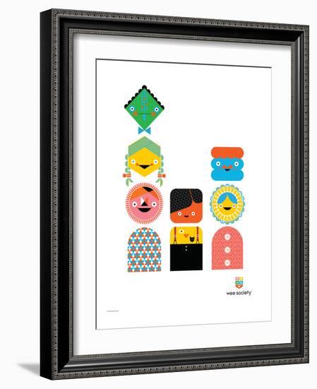 Wee You-Things Totem, Emily-Wee Society-Framed Giclee Print