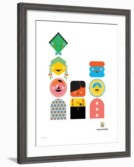 Wee You-Things Totem, Emily-Wee Society-Framed Giclee Print