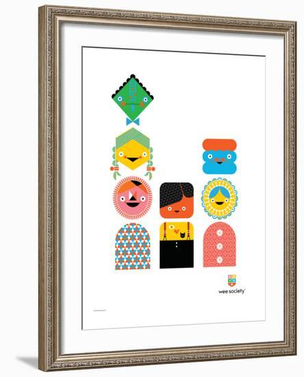 Wee You-Things Totem, Emily-Wee Society-Framed Giclee Print