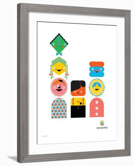 Wee You-Things Totem, Emily-Wee Society-Framed Giclee Print