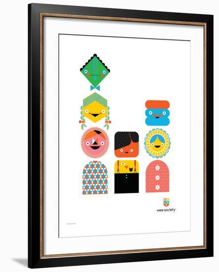 Wee You-Things Totem, Emily-Wee Society-Framed Giclee Print