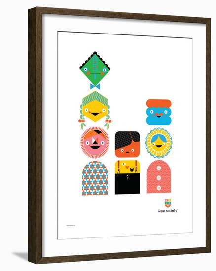 Wee You-Things Totem, Emily-Wee Society-Framed Giclee Print