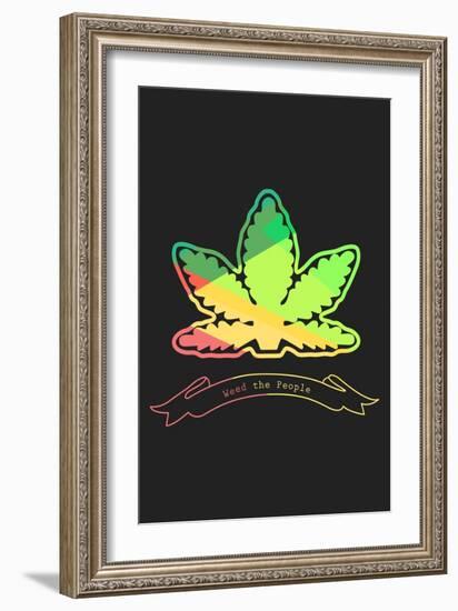 Weed The People-null-Framed Art Print