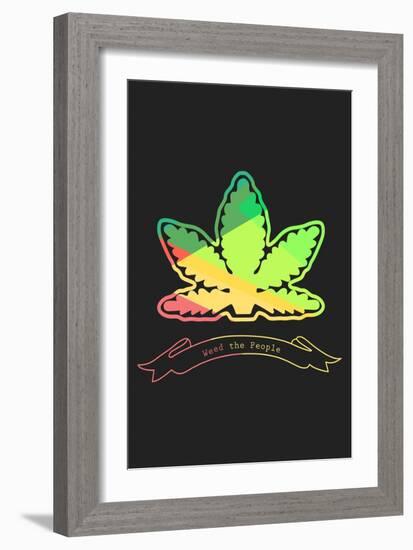 Weed The People-null-Framed Art Print