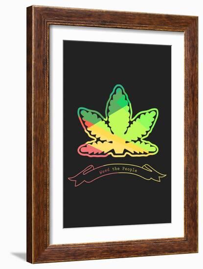 Weed The People-null-Framed Art Print