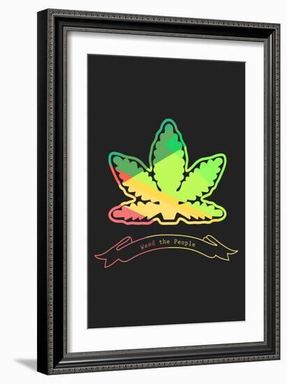Weed The People-null-Framed Art Print