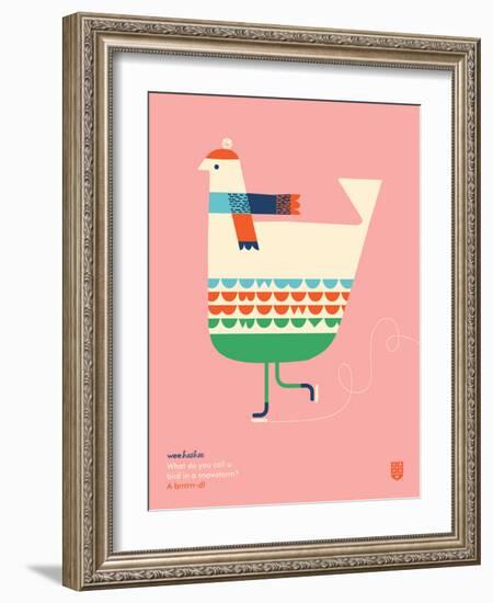 WeeHeeHee, Brrrr-d-Wee Society-Framed Art Print