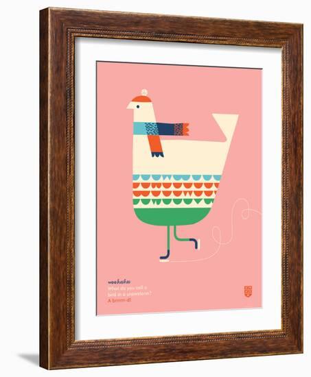 WeeHeeHee, Brrrr-d-Wee Society-Framed Art Print