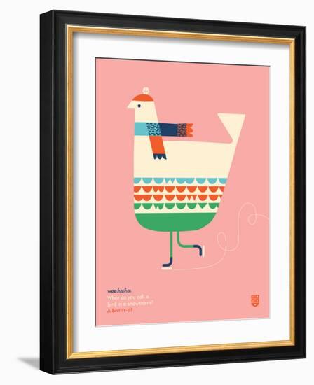 WeeHeeHee, Brrrr-d-Wee Society-Framed Art Print