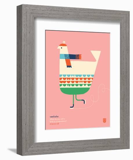 WeeHeeHee, Brrrr-d-Wee Society-Framed Art Print