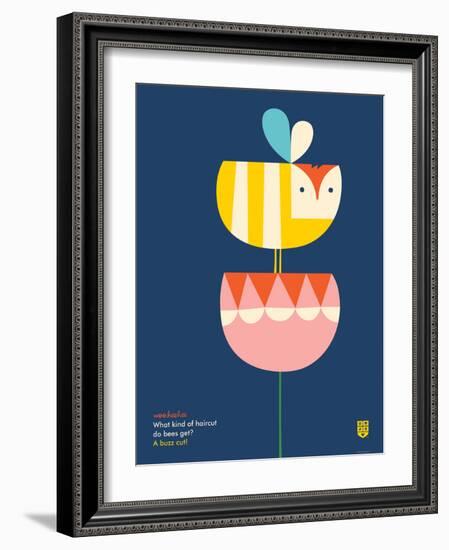 WeeHeeHee, Buzz Cut-Wee Society-Framed Art Print