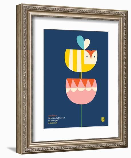 WeeHeeHee, Buzz Cut-Wee Society-Framed Art Print