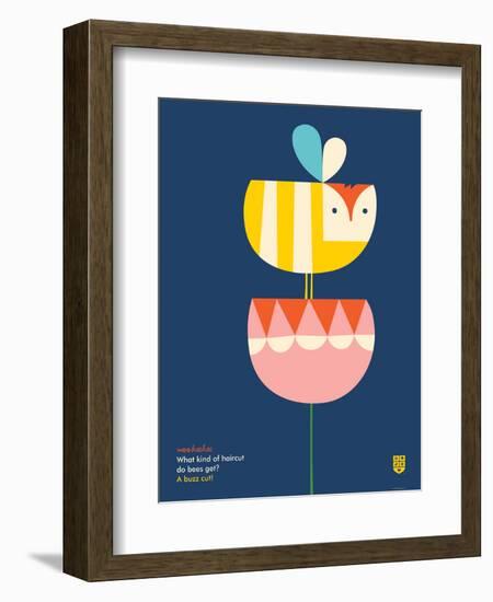 WeeHeeHee, Buzz Cut-Wee Society-Framed Art Print