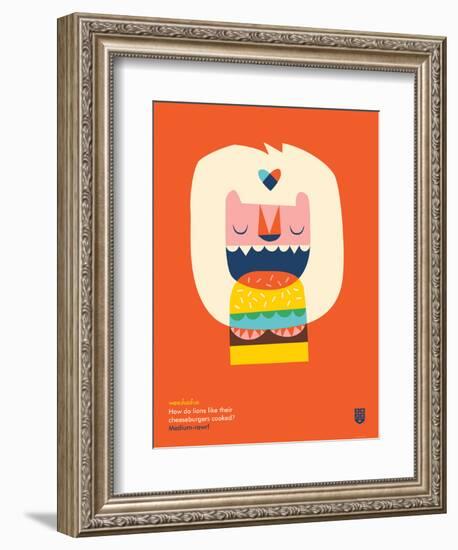 WeeHeeHee, Medium-Rawr-Wee Society-Framed Art Print