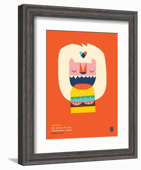 WeeHeeHee, Medium-Rawr-Wee Society-Framed Art Print