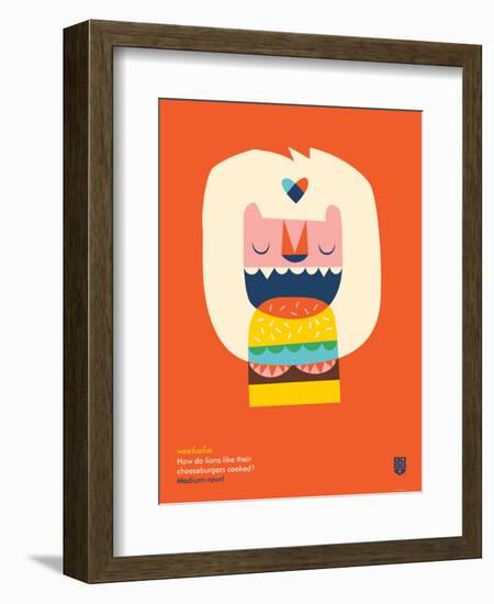 WeeHeeHee, Medium-Rawr-Wee Society-Framed Art Print