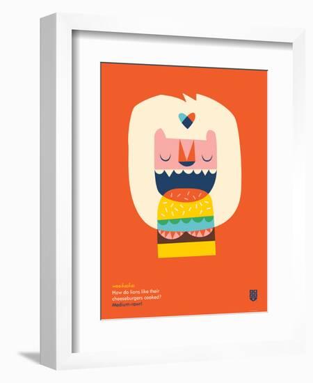 WeeHeeHee, Medium-Rawr-Wee Society-Framed Art Print