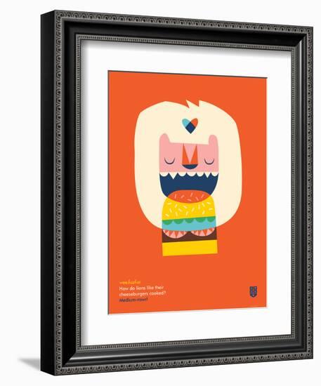 WeeHeeHee, Medium-Rawr-Wee Society-Framed Art Print