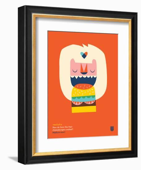 WeeHeeHee, Medium-Rawr-Wee Society-Framed Art Print