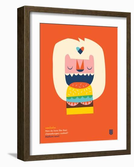 WeeHeeHee, Medium-Rawr-Wee Society-Framed Art Print