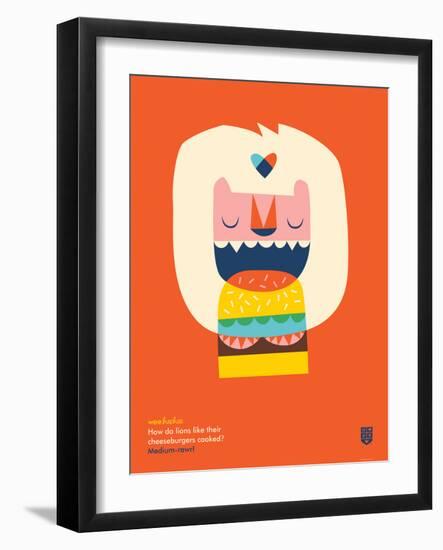 WeeHeeHee, Medium-Rawr-Wee Society-Framed Art Print