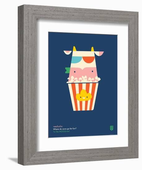 WeeHeeHee, MOOOvies-Wee Society-Framed Art Print