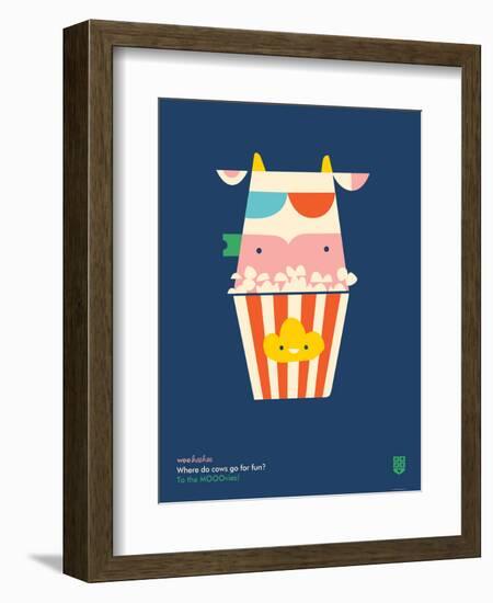 WeeHeeHee, MOOOvies-Wee Society-Framed Art Print