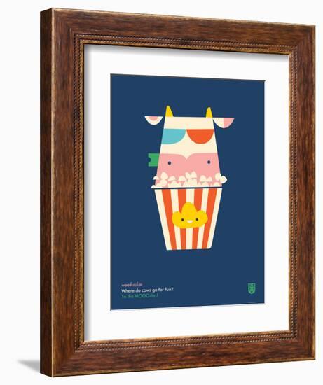 WeeHeeHee, MOOOvies-Wee Society-Framed Art Print