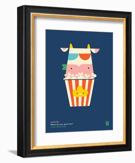 WeeHeeHee, MOOOvies-Wee Society-Framed Art Print