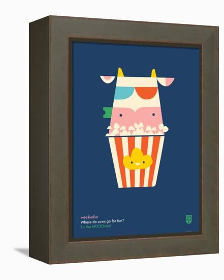 WeeHeeHee, MOOOvies-Wee Society-Framed Stretched Canvas