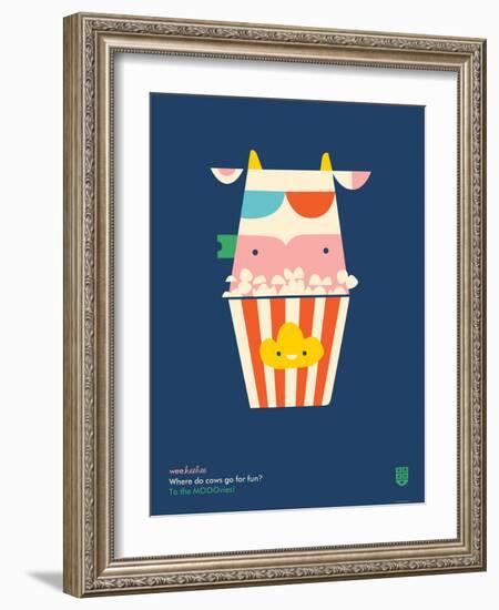 WeeHeeHee, MOOOvies-Wee Society-Framed Art Print