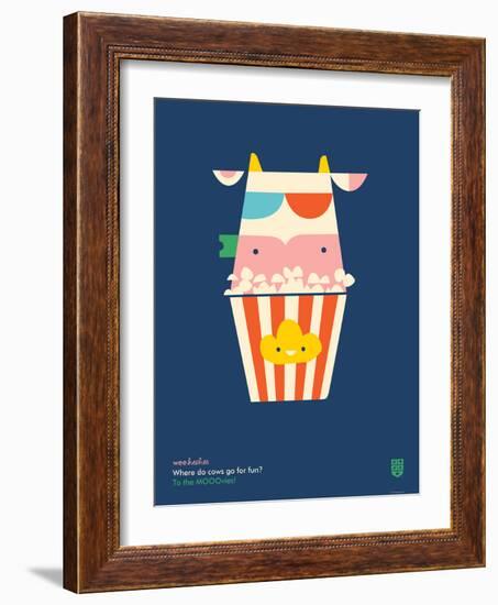 WeeHeeHee, MOOOvies-Wee Society-Framed Art Print