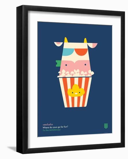 WeeHeeHee, MOOOvies-Wee Society-Framed Art Print