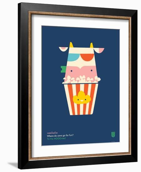 WeeHeeHee, MOOOvies-Wee Society-Framed Art Print