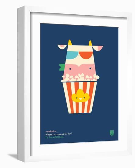 WeeHeeHee, MOOOvies-Wee Society-Framed Art Print