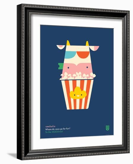 WeeHeeHee, MOOOvies-Wee Society-Framed Art Print