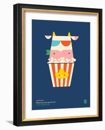 WeeHeeHee, MOOOvies-Wee Society-Framed Art Print