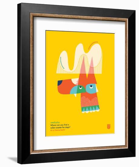 WeeHeeHee, Roller Coaster-Wee Society-Framed Art Print