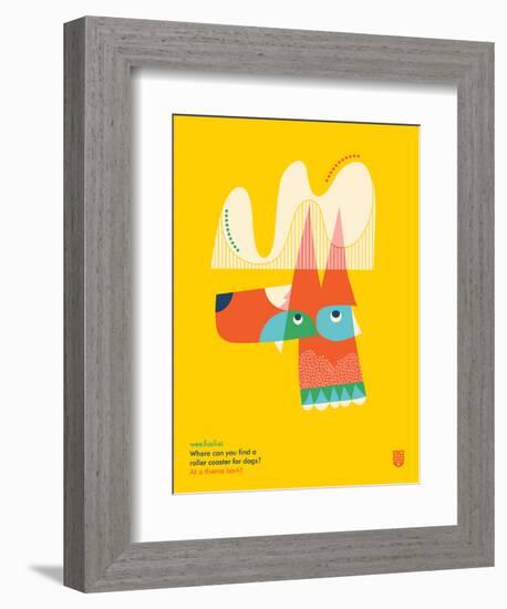 WeeHeeHee, Roller Coaster-Wee Society-Framed Premium Giclee Print