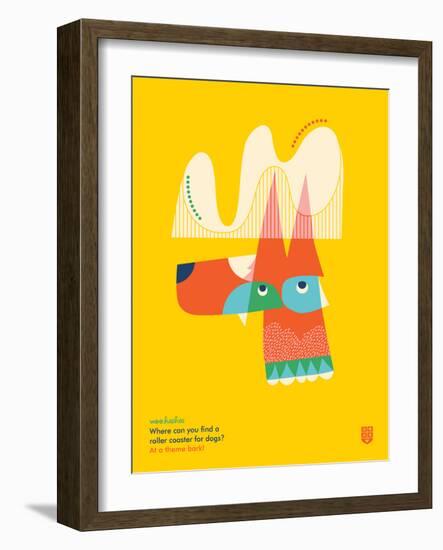 WeeHeeHee, Roller Coaster-Wee Society-Framed Art Print