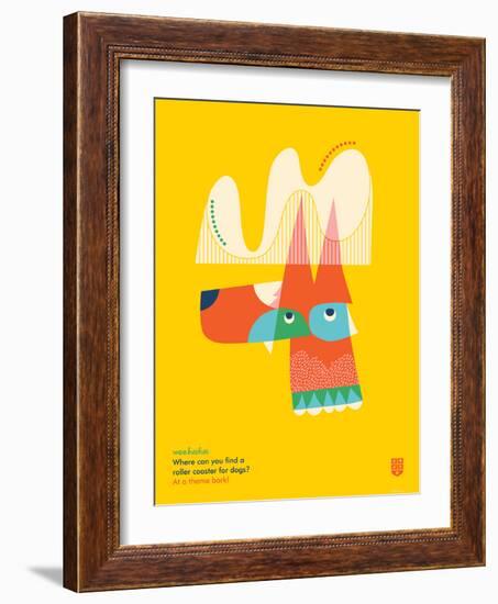 WeeHeeHee, Roller Coaster-Wee Society-Framed Art Print